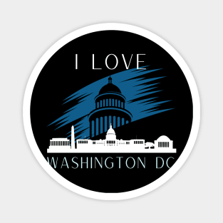 I love this city My home Washington DC USA city tall monument dc statehood Magnet